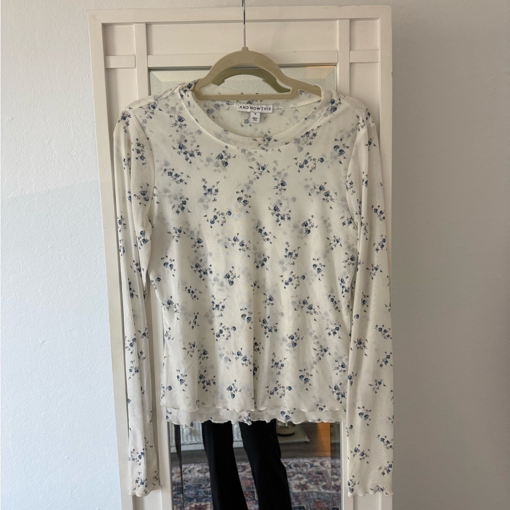 And Now This Floral Long Sleeve Top